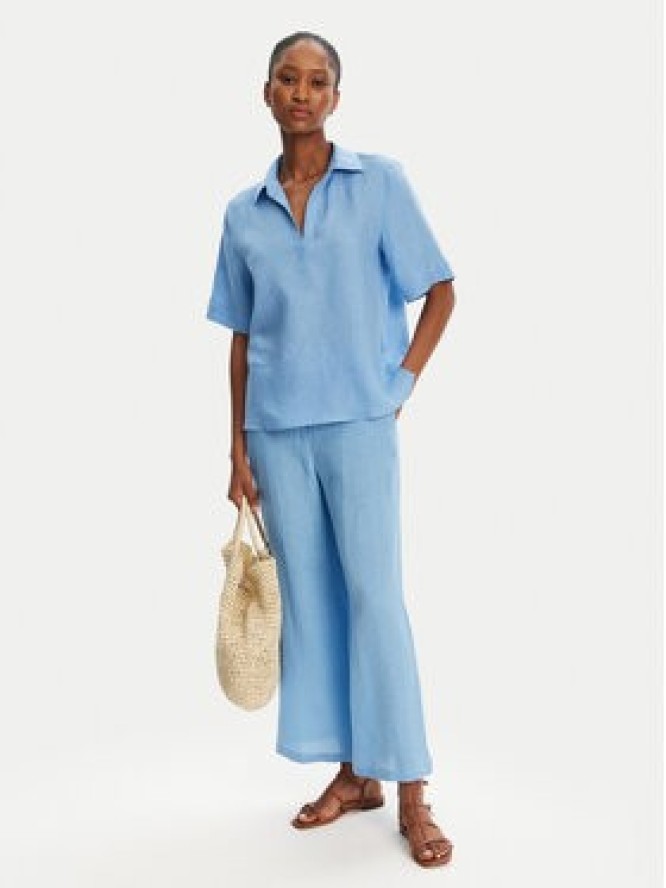 Marella Bluzka Nave 2515111032 Błękitny Regular Fit