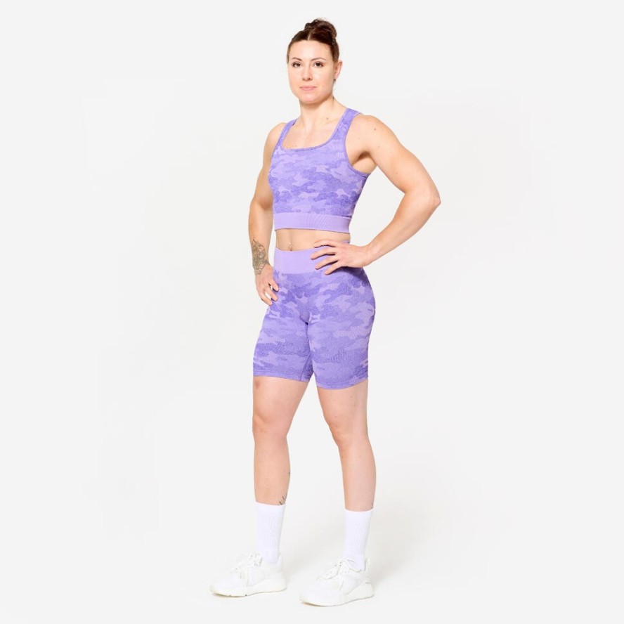 Koszulka fitness damska Domyos crop top