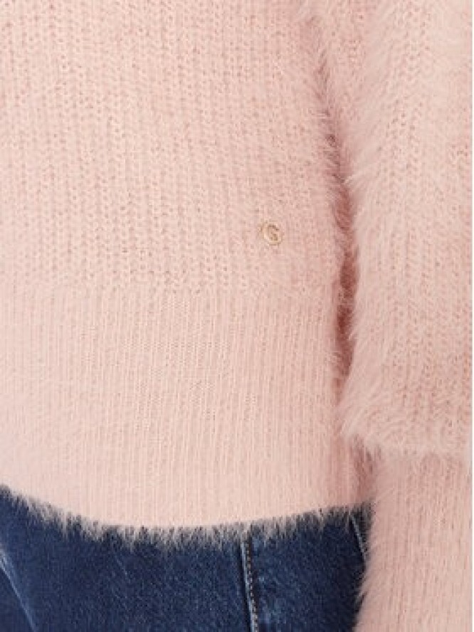 Guess Sweter W4BR25 Z3BH0 Różowy Regular Fit