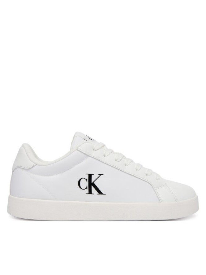 Calvin Klein Sneakersy 3 Cupsole Laceup Pu Mg YW0YW01781 Biały