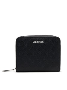 Calvin Klein Portfel Ck Must Medium Zip Around_Mono K60K612942 Czarny