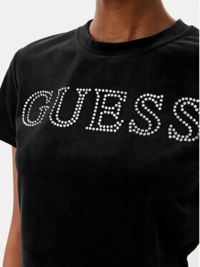 Guess T-Shirt V3BI01 K0232 Czarny Regular Fit