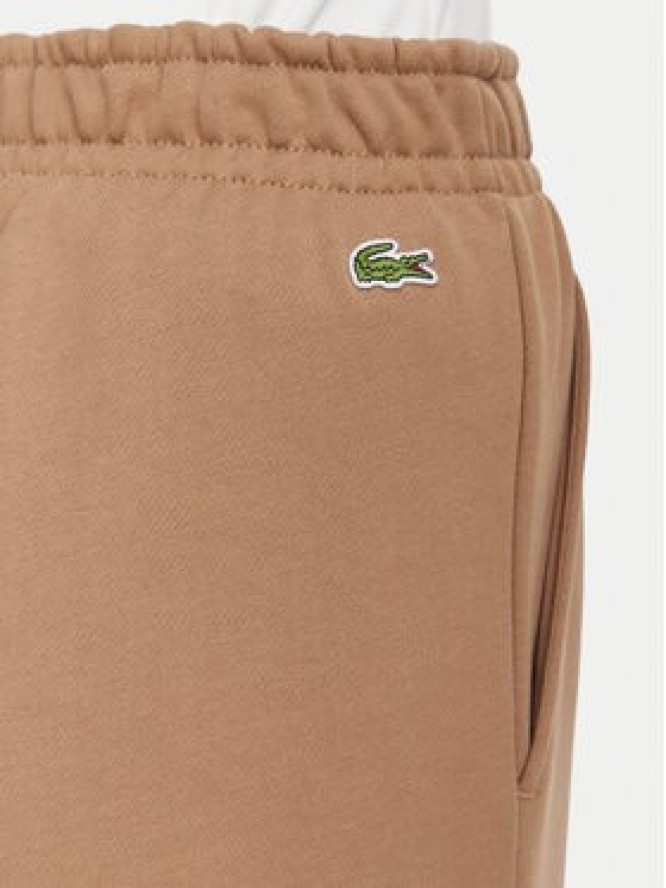 Lacoste Spodnie dresowe XF5268 Beżowy Regular Fit