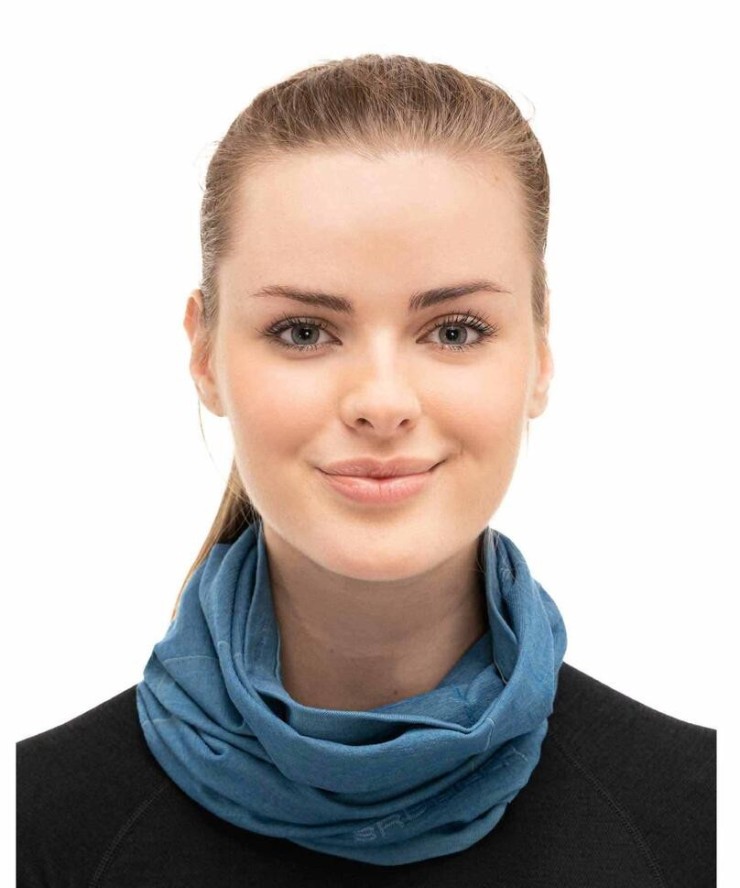 Komin trekkingowy z wełną merino unisex Brubeck