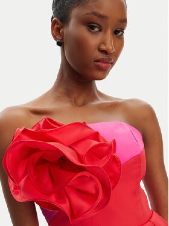 Babylon Sukienka wieczorowa S00873 Czerwony Regular Fit