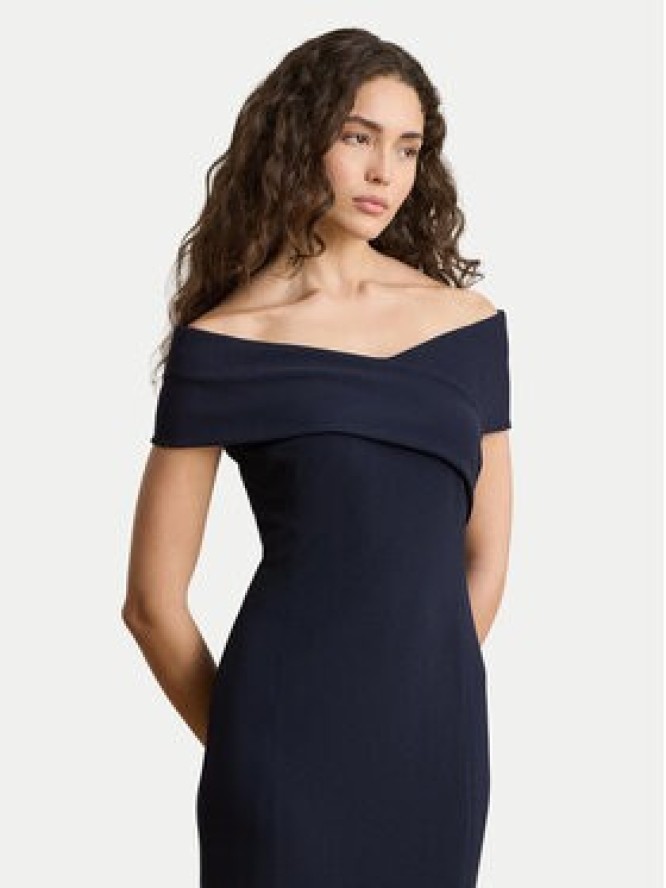 LAUREN RALPH LAUREN Sukienka wieczorowa 253P13931002 Granatowy Slim Fit
