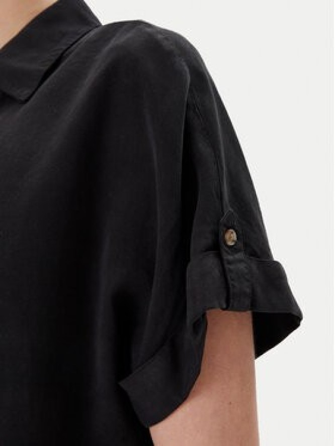 Vero Moda Koszula Fleur 10326059 Czarny Regular Fit