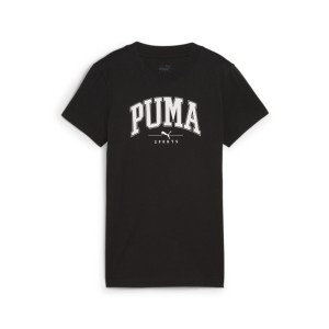 Damska koszulka z nadrukiem PUMA SQUAD PUMA Black