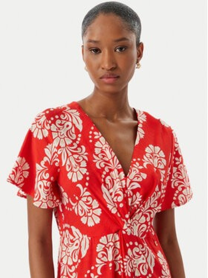LOLA CASADEMUNT Sukienka letnia LS2616137 Czerwony jasny Regular Fit