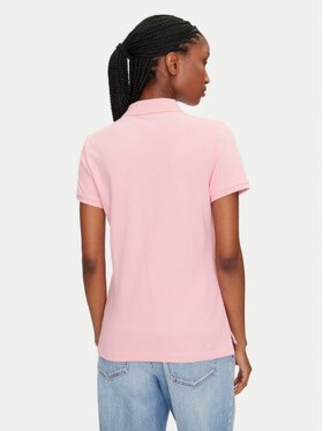 Gant Polo Sheild 4200870 Różowy Slim Fit