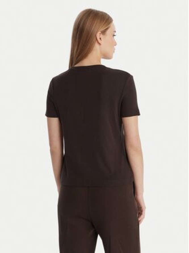 Guess T-Shirt V6RI17 KD741 Brązowy Regular Fit