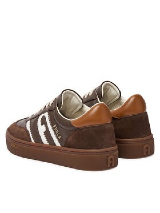 Furla Sneakersy Allegra Lace-Up YM52ALG BX4690 BD 5297S Brązowy ciemny