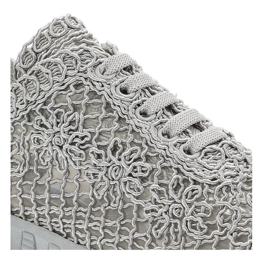 Szare Półbuty New Performance Damskie Wygodne Obuwie