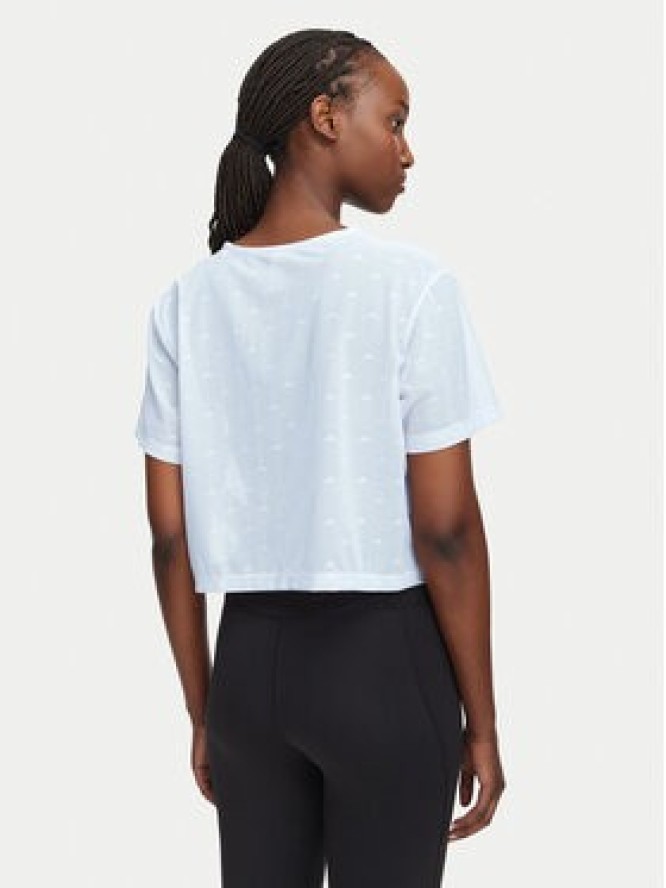 adidas T-Shirt Strength Essentials Workout Boxy Mesh KT3828 Biały Relaxed Fit