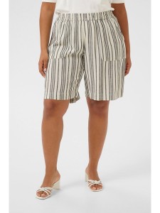 KAFFE curve Szorty w kolorze kremowo-białym rozmiar: 52