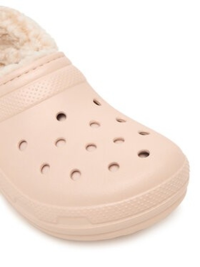 Crocs Klapki Classic Fleece Lined Clog Quartz 211396 Różowy