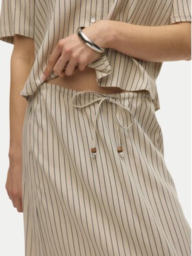 Vero Moda Spódnica maxi Mymilo 10321622 Beżowy Regular Fit