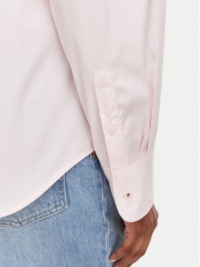 Tommy Hilfiger Koszula Summer WW0WW51155 Różowy jasny Regular Fit