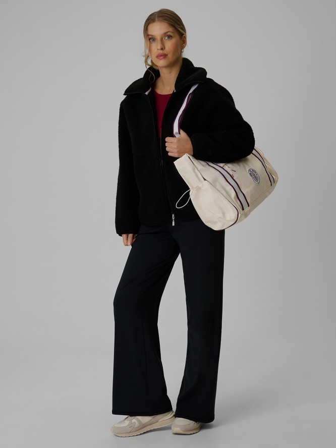 4F Polar sherpa loose ze stójką damski - czarny XS
