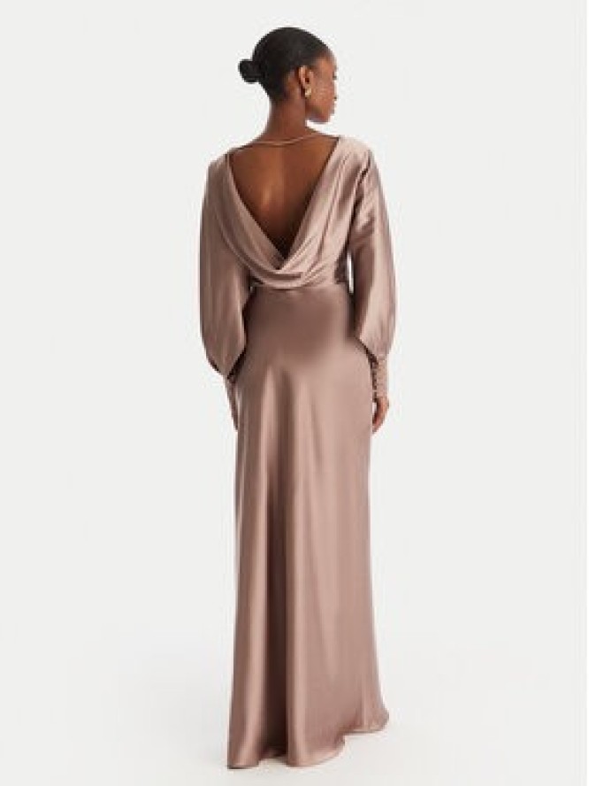 ACCESS FASHION Sukienka wieczorowa 54-3349-237 Beżowy Regular Fit