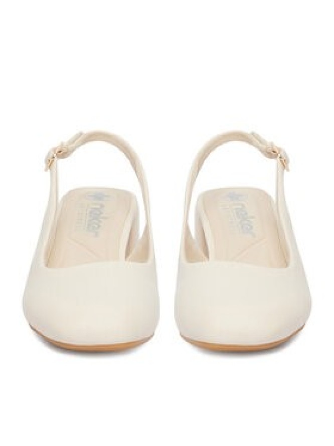 Rieker Czółenka 44751-61 Écru