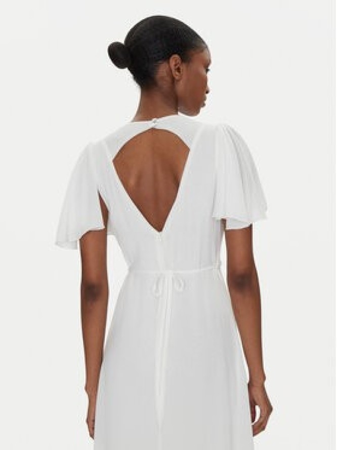 Rinascimento Sukienka wieczorowa CFC0122466003 Biały Regular Fit