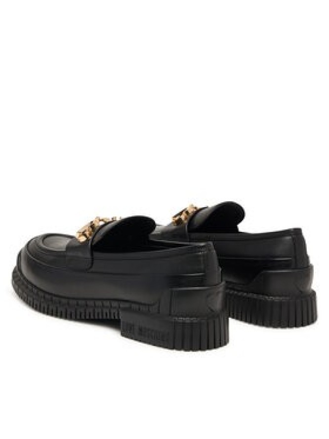 LOVE MOSCHINO Loafersy JA10023G1PIA0000 Czarny