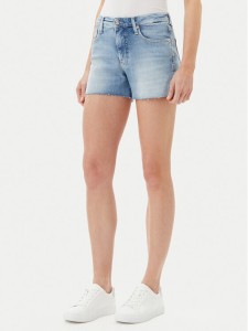 Calvin Klein Jeans Szorty jeansowe J20J225158 Niebieski Slim Fit