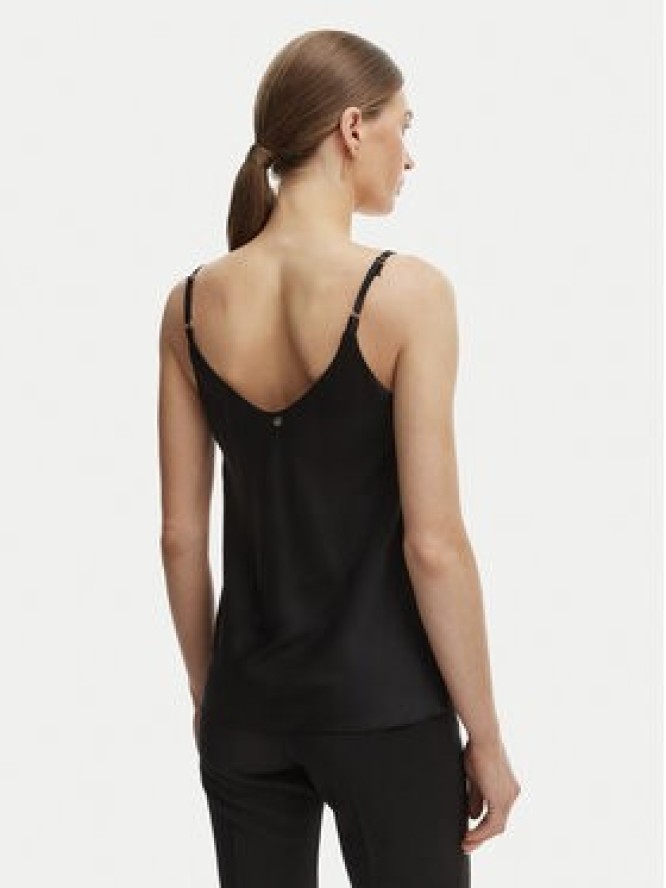 Rinascimento Top CFC0127685003 Czarny Regular Fit