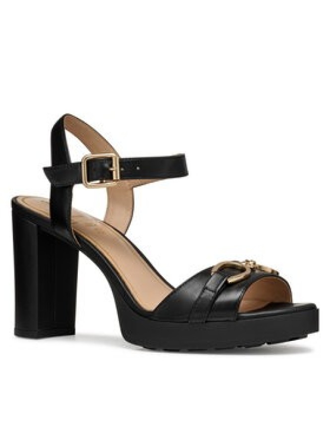 Geox Sandały D Walk Pleasure 85S D55B6A 000TU C9999 Czarny