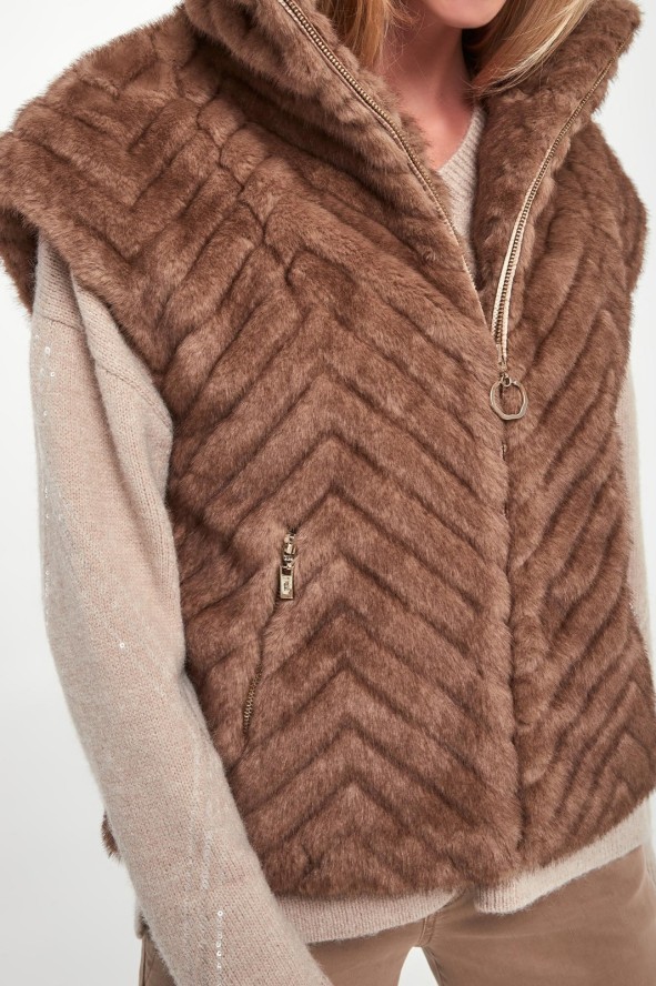 Kamizelka damska futrzana JOSEPH RIBKOFF