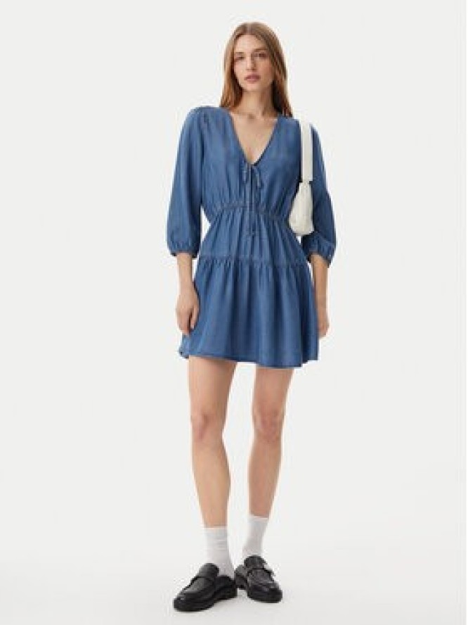 Tommy Jeans Sukienka codzienna DW0DW20612 Niebieski Relaxed Fit