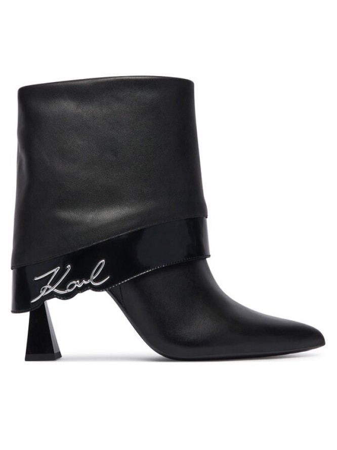 KARL LAGERFELD Botki Debutante KL32051 Czarny