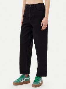 Volcom Jeansy Wellow B1912301 Czarny Loose Fit