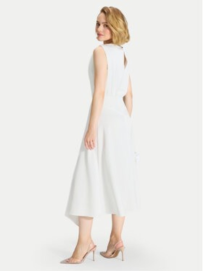 Swing Sukienka koktajlowa 5AJ16500 Biały Regular Fit