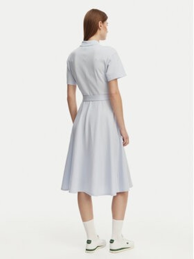 Lacoste Sukienka koszulowa EF9621 Niebieski jasny Regular Fit
