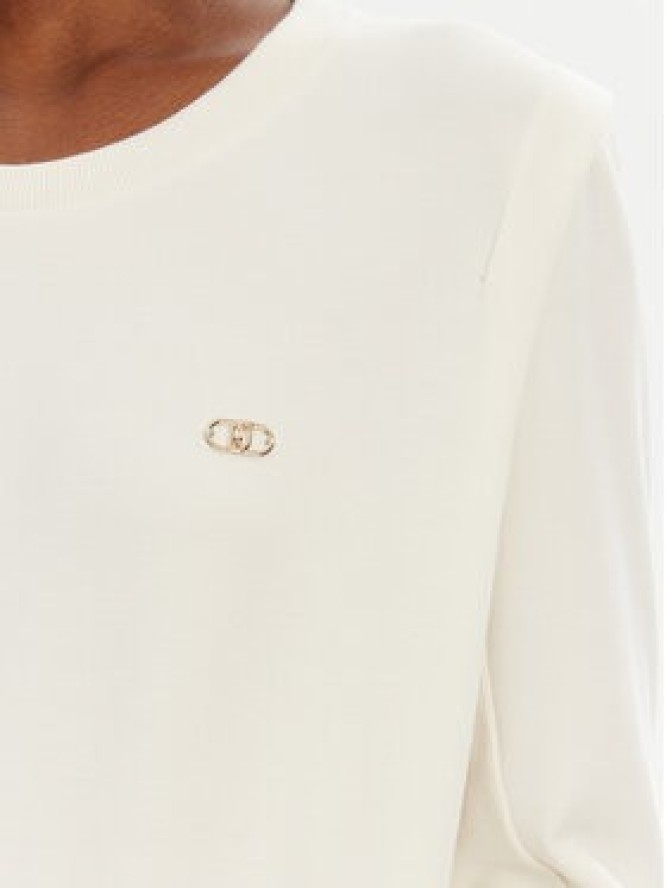 Liu Jo Sport Bluza TA5039 JS182 Biały Relaxed Fit