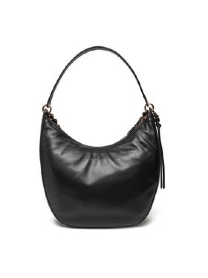 Tommy Hilfiger Torebka Moon Leather Hobo AW0AW17468 Czarny