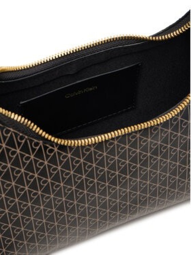 Calvin Klein Torebka Emblem Aop Conv Shoulder Bag LV04F3298G Czarny