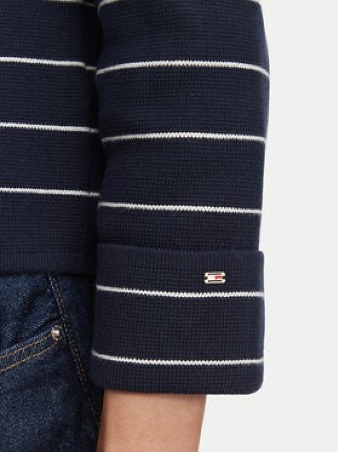 Tommy Hilfiger Kardigan WW0WW50088 Granatowy Regular Fit