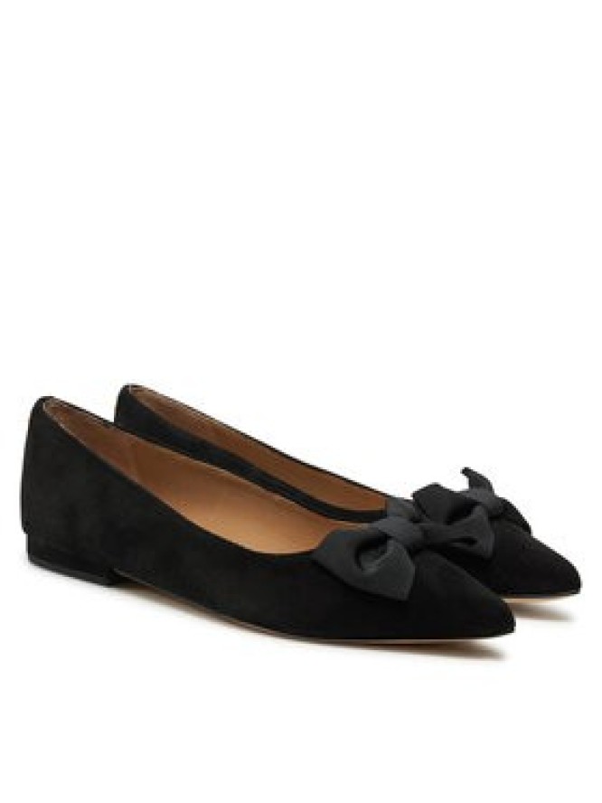 LAUREN RALPH LAUREN Baleriny Londyn 802955323002 Czarny