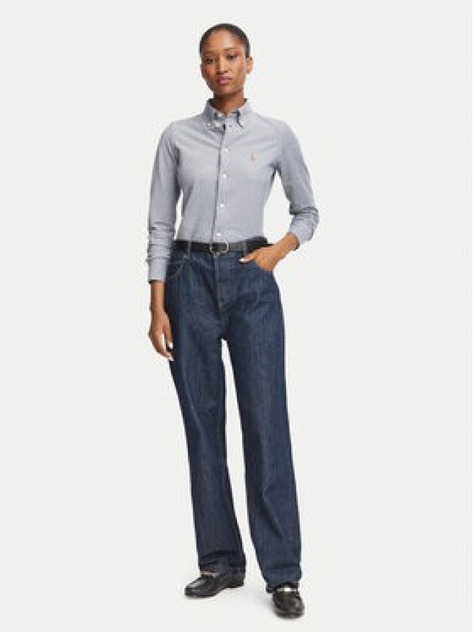 Polo Ralph Lauren Koszula 211924258504 Granatowy Slim Fit