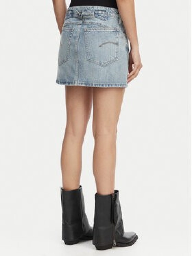 G-Star Raw Spódnica jeansowa Cinch D28409-E352 Niebieski Regular Fit