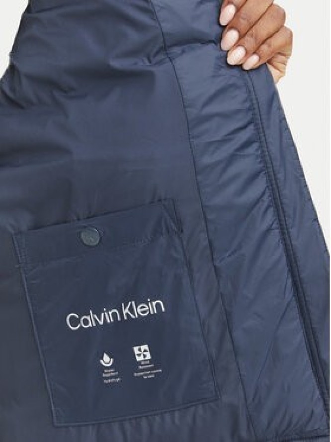 Calvin Klein Jeans Kurtka puchowa Essential LV047H500G Granatowy Relaxed Fit