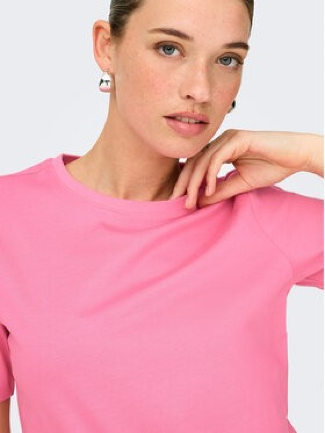ONLY T-Shirt Freja 15367970 Różowy Regular Fit