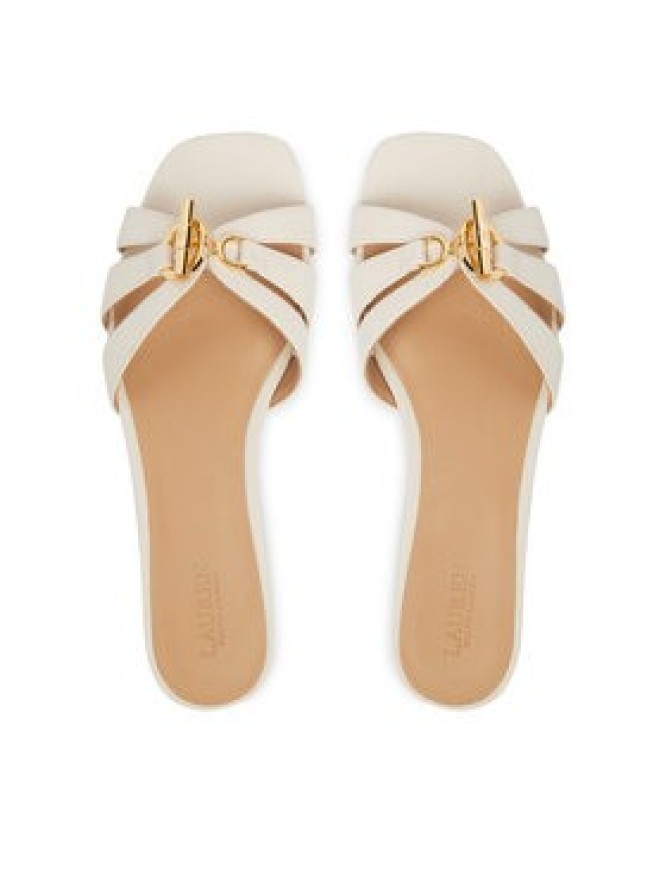LAUREN RALPH LAUREN Klapki Blaike 802982875007 Biały