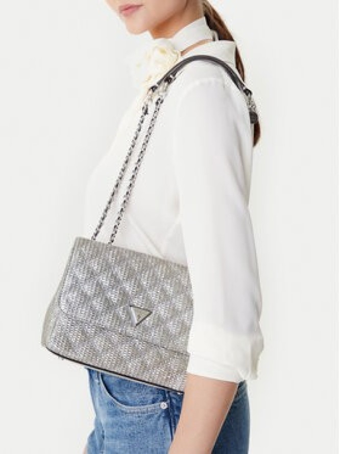 Guess Torebka Giully II HWQM96 73200 Srebrny