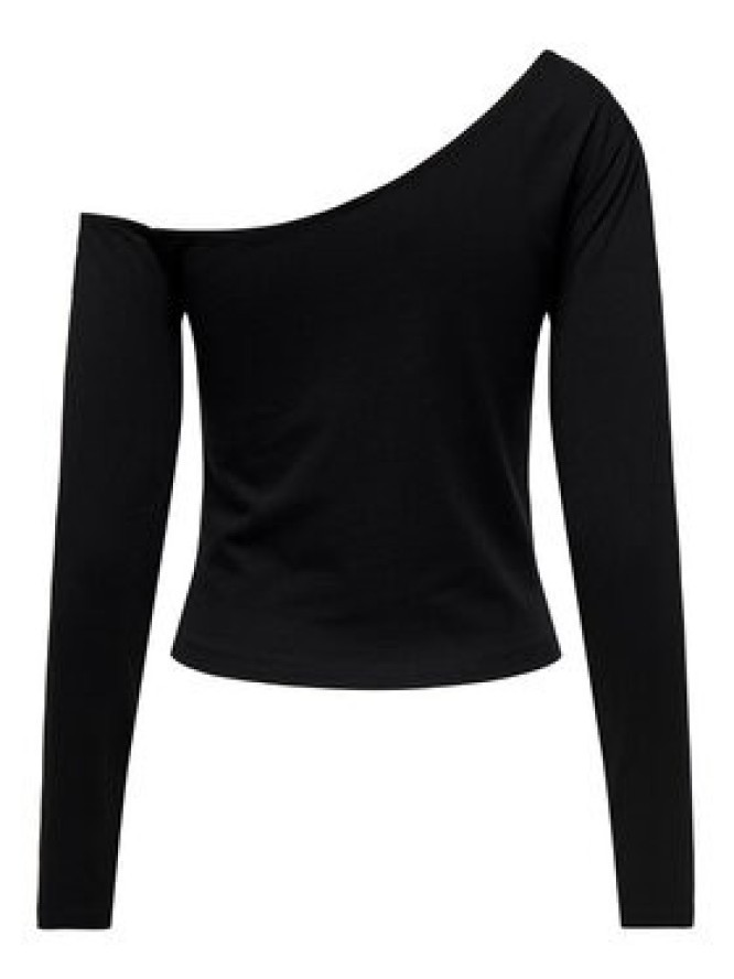 ONLY Bluzka Live Love 15344398 Czarny Slim Fit