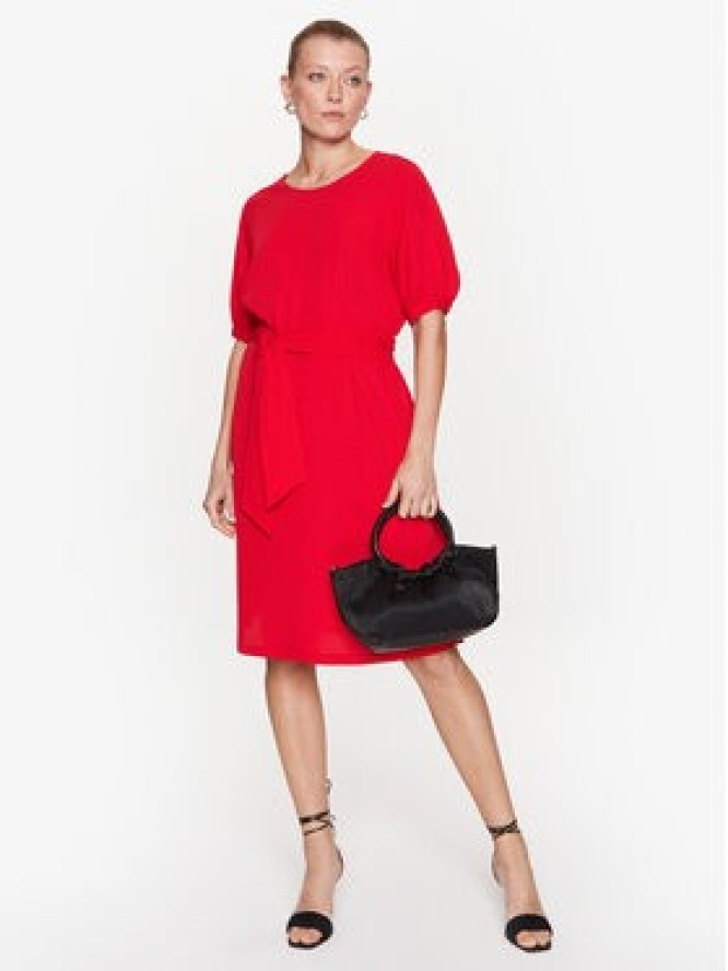 Seidensticker Sukienka codzienna 60.134576 Czerwony Regular Fit