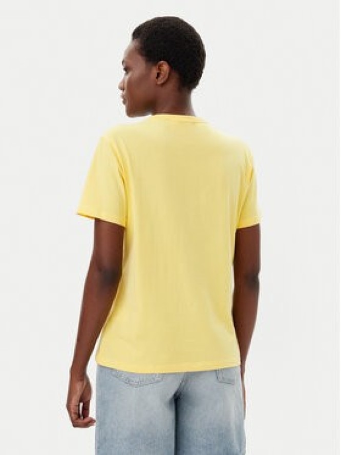 HUGO T-Shirt Damacia_4 50539101 Żółty Regular Fit